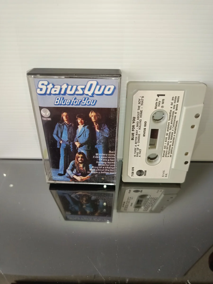 Blue For You Status Quo Musicassetta
Edita nel 1976 da Vertigo cod.7138 074 - immagine 2